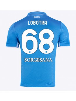 SSC Napoli Stanislav Lobotka #68 Domaci Dres 2024-25 Kratak Rukavima